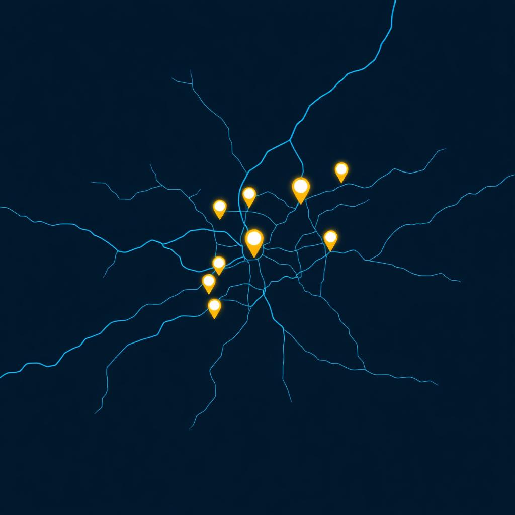 Map graphic of the Phoenix metro service area